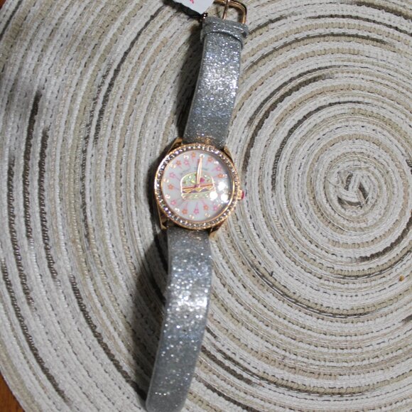 BRAND NEW WITH TAGS AUTHENTIC BETSEY JOHNSON HAMBURGER WRISTWATCH. FUN! main image 12